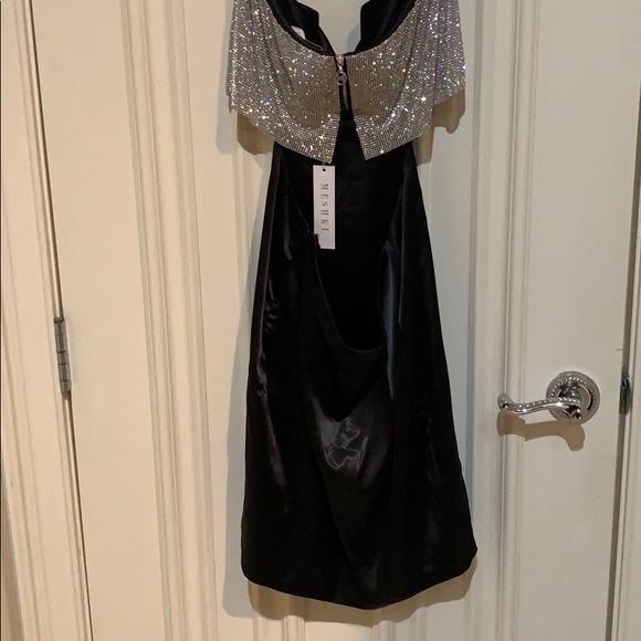 Meshki diamanté open sides and back strapless satin - Picture 3 of 5